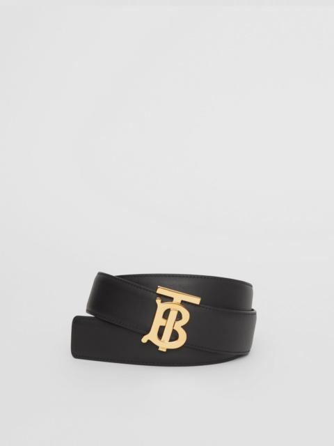 Burberry Reversible Monogram Motif Leather Belt