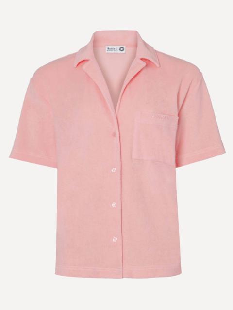 Hunza G Terry Towelling Cuban Shirt