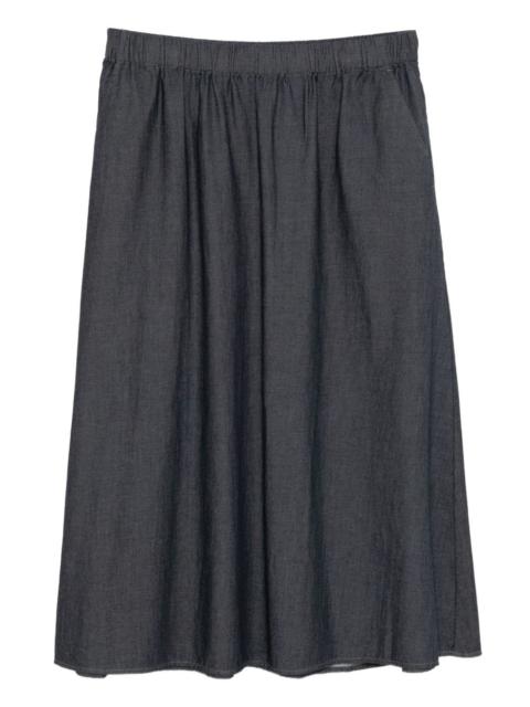 EILEEN FISHER cotton midi skirt