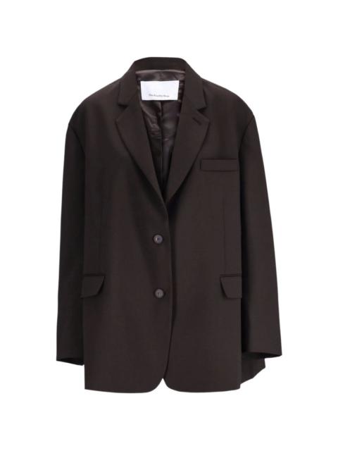 The Frankie Shop Bea single-breasted oversized blazer
