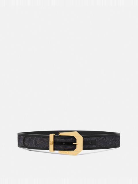 VERSACE Medusa Heritage Barocco Jacquard Belt 4 cm