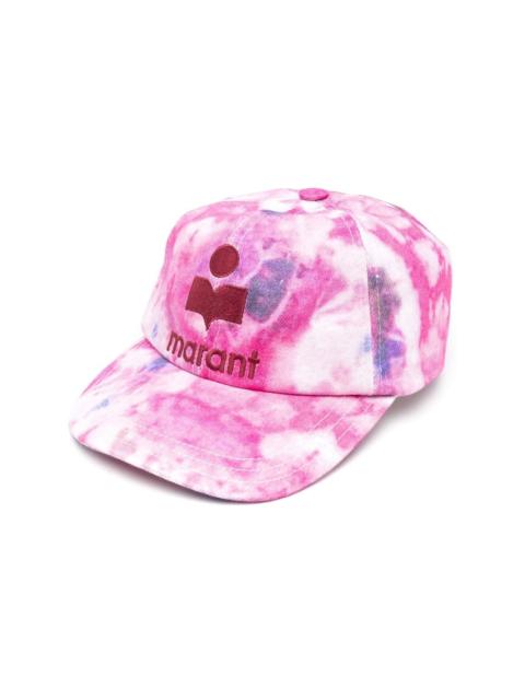 Isabel Marant marbled-print logo cap