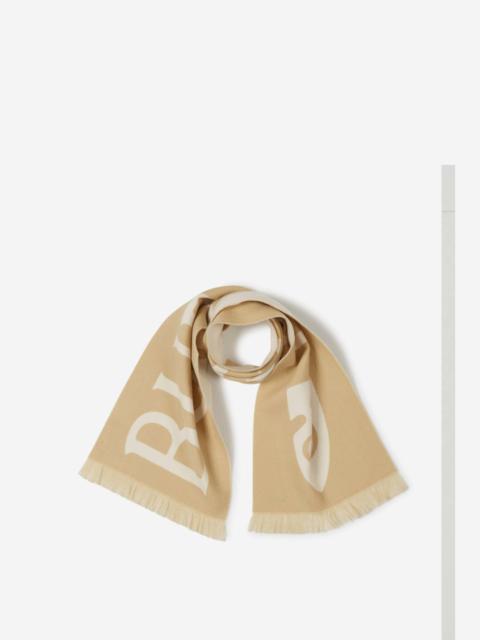 Burberry WOOL LOGO SCARF