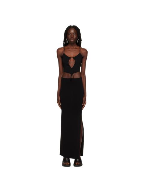 AYA MUSE Black Mesquite Midi Dress