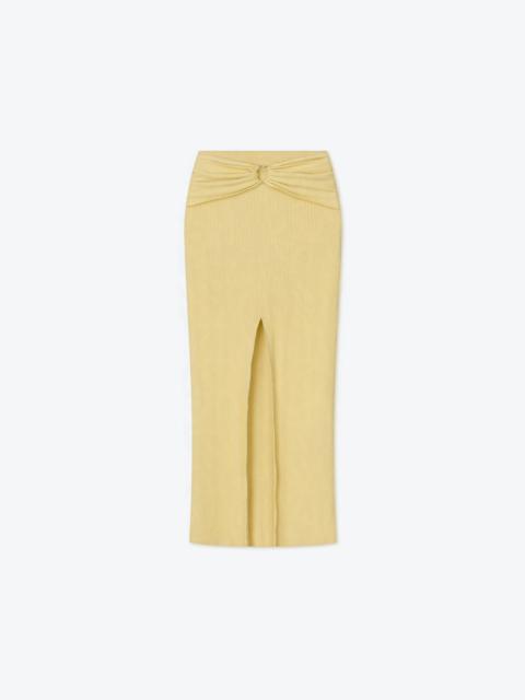 Nanushka MUYTA - Terry-knit skirt - Pale yellow