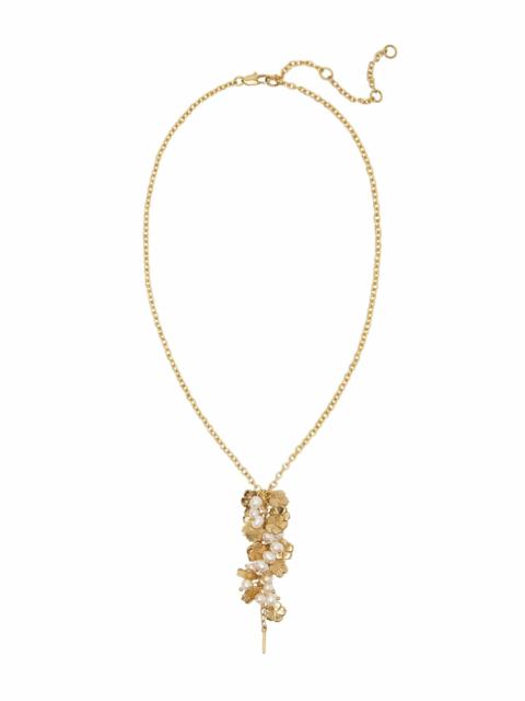 ALÉMAIS Team Spirit Flower & Pearl Necklace