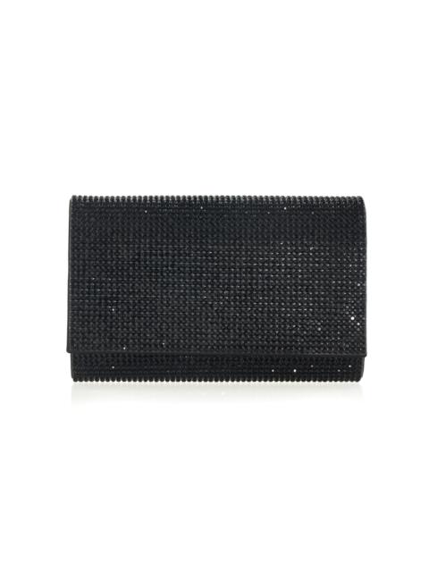 JUDITH LEIBER Fizzy Crystal Clutch black