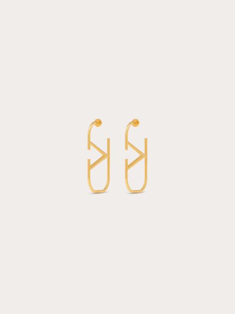 VLOGO SIGNATURE METAL EARRINGS