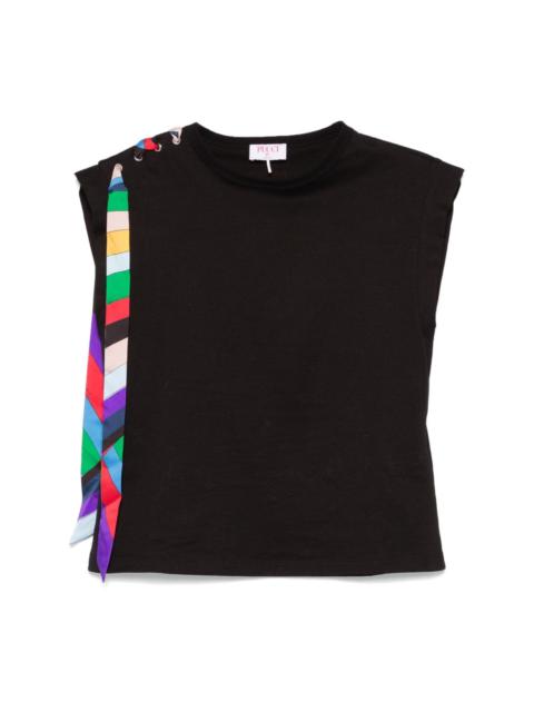 PUCCI tie-detail T-shirt