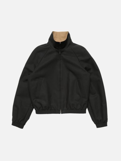 Acne Studios Satin logo jacket - Black