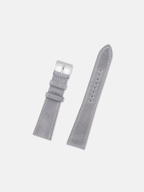J. PRESS MADE-IN-USA LIGHT GREY CALFSKIN WATCH STRAP