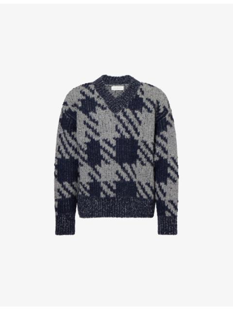 Macao Patterned Wool-Alpaca Blend Jumper