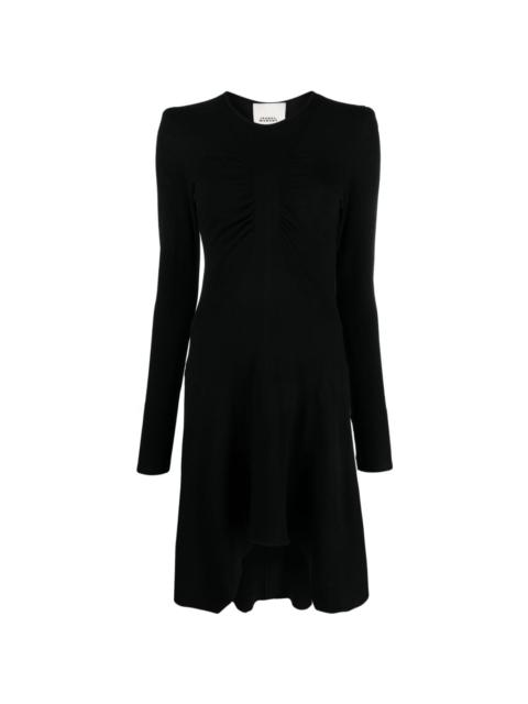 Isabel Marant Devane gathered asymmetric knitted dress | REVERSIBLE