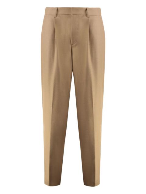 BOSS pleated-front trousers
