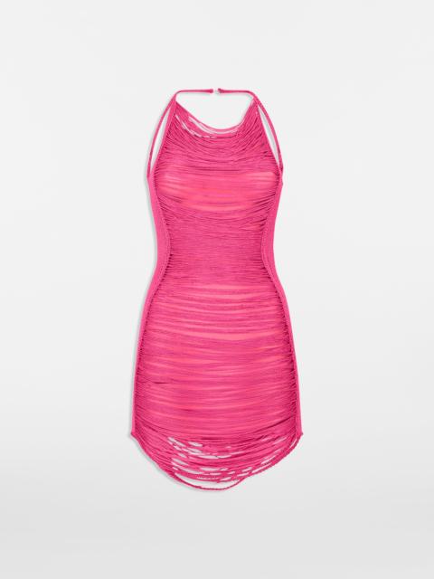 THE ATTICO PINK MINI DRESS