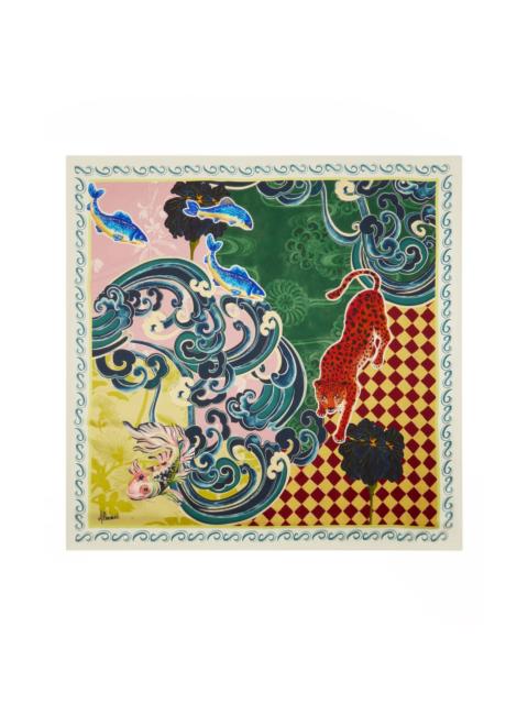 ALÉMAIS Rochester Silk Scarf