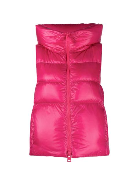 Herno hooded zipped-up padded gilet
