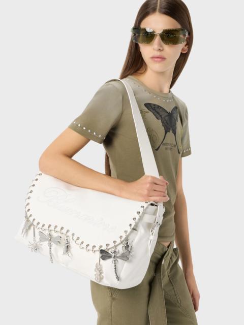 Blumarine LARGE MESSENGER BAG WITH CHARMS