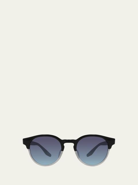 BARTON PERREIRA Beckford 49mm Round Acetate Sunglasses