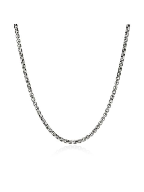 JOHN HARDY Box Chain Necklace, Sterling Silver, 3.7MM
