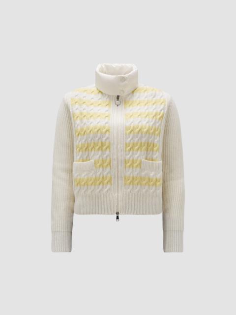 Moncler Padded Wool Cardigan