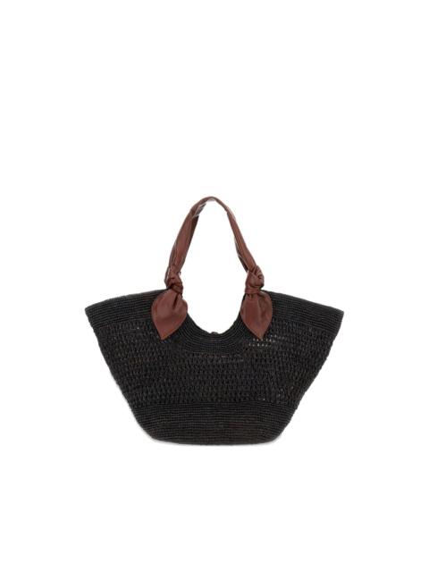 HEREU straw tote bag