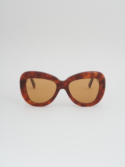 Marni TORTOISESHELL ACETATE ELEPHANT ISLAND SUNGLASSES