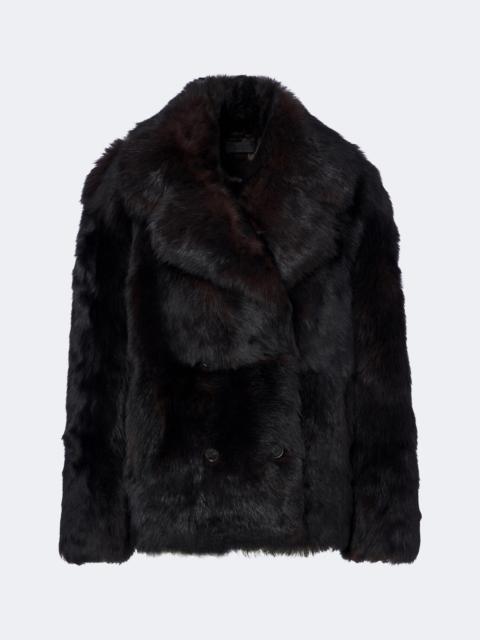 NILI LOTAN Cleophee double-breasted shearling jacket