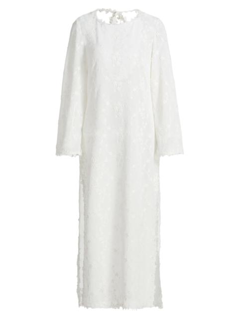 KOBI HALPERIN Women's London Floral-Embroidered Lace Cover-Up Maxi Dress - White