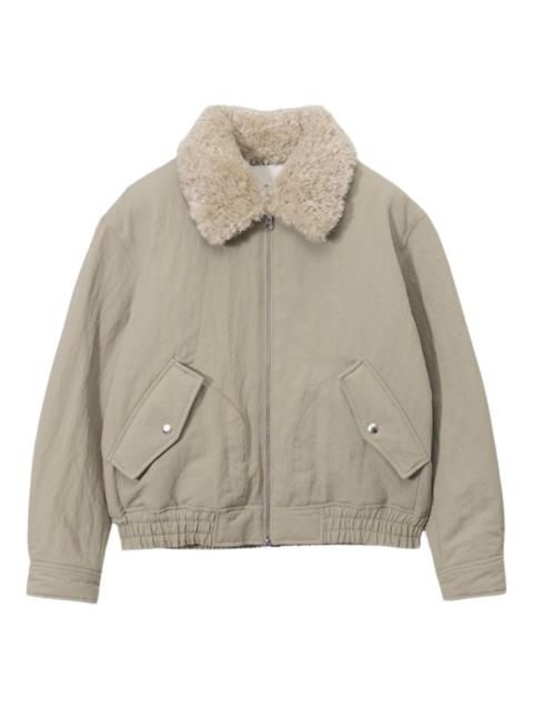 Dunst faux fur-collar jacket