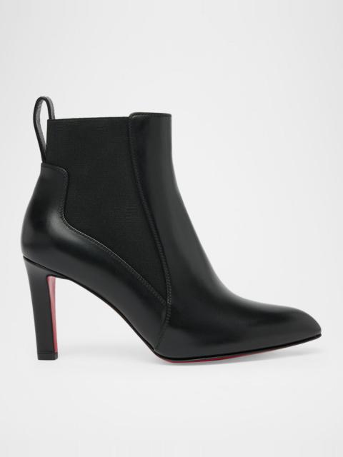 Christian Louboutin 85mm Fannylove Leather Chelsea Booties