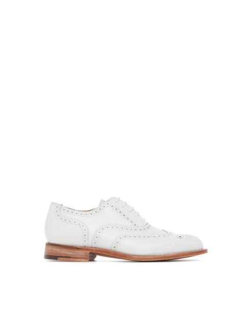 GABRIELA HEARST Wincap Oxford Shoe in White Leather