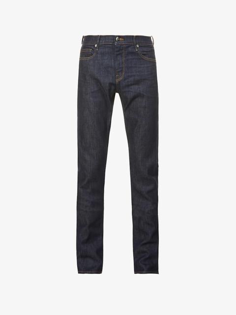 L'Homme mid-rise straight-leg stretch-denim jeans