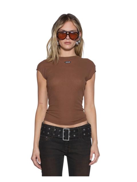 Ksubi STAPLE SS TEE CHOCOLATE SHEER