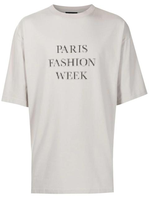 BALENCIAGA slogan-print T-shirt