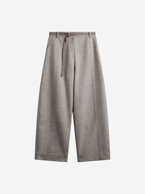 The Frankie Shop Sanve Tapered Leg Pants - Beige Melange