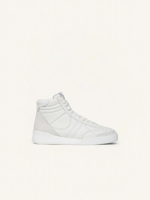 courrèges CLUB02 MID LEATHER SNEAKERS