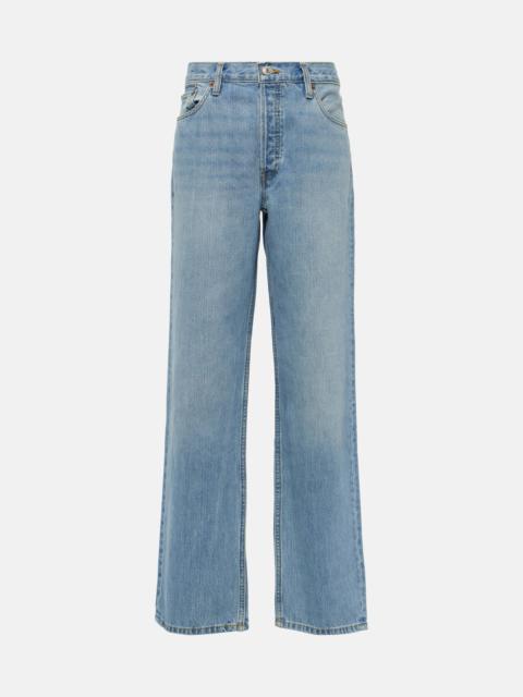 RE/DONE Mid-rise straight jeans