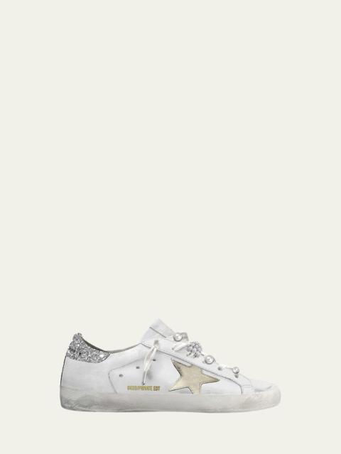 Super-Star Pearly Glitter Low-Top Sneakers