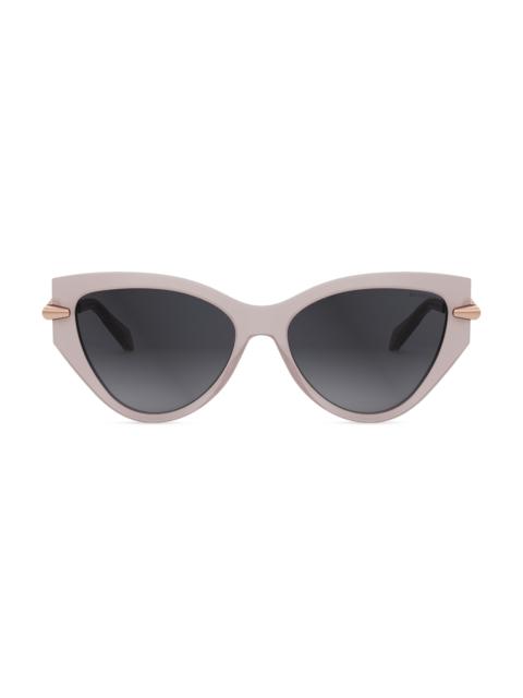 BVLGARI Women's Serpenti 56MM Cat-Eye Sunglasses - Mauve Rose Gold Gradient
