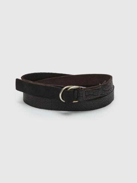 Guidi BLT17 Universal Belt in Dark Brown Full Grain Bison Leather