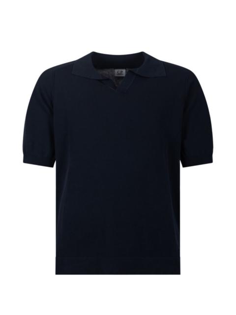 C.P. Company V-neck short-sleeves polo shirt