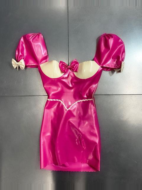 POSTER GIRL DOLLY LATEX DRESS PINK