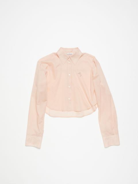 Acne Studios Shirt logo embroidery - Dusty pink