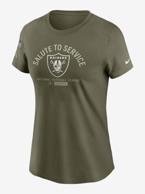 Nike Las Vegas Raiders Salute to Service Sideline Women's Nike NFL T-Shirt