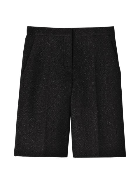 Longchamp Bermuda shorts Black - Bouclé