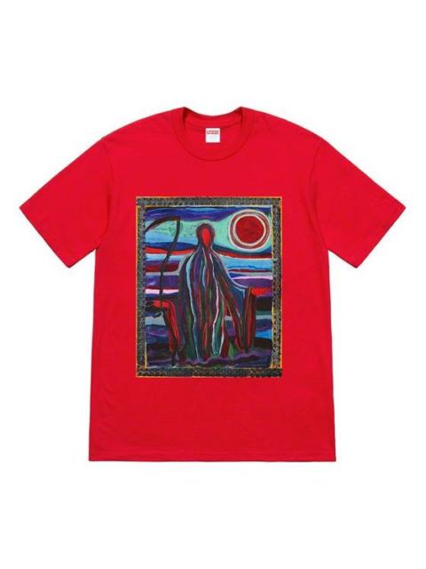 Supreme Supreme SS19 Reaper Tee Printing Short Sleeve Unisex Red SUP-SS19-10490