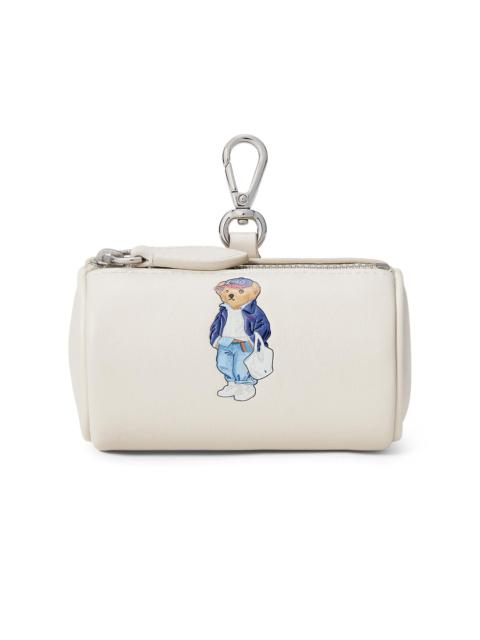 Polo Ralph Lauren Women's Spring Bear Leather Coin Purse - Parchment