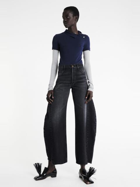 A.W.A.K.E. MODE DENIM JEANS WITH INSERTS WASHED BLACK