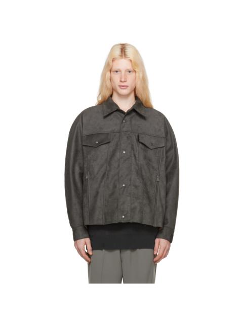 N.Hoolywood Gray Yoke Sleeve Jacket